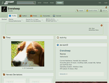 Tablet Screenshot of erensheep.deviantart.com