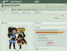 Tablet Screenshot of bijutsu-no-himesama.deviantart.com