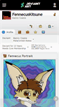 Mobile Screenshot of fennecuskitsune.deviantart.com