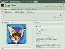 Tablet Screenshot of fennecuskitsune.deviantart.com