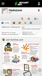 Mobile Screenshot of hastezone.deviantart.com