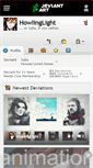 Mobile Screenshot of howlinglight.deviantart.com