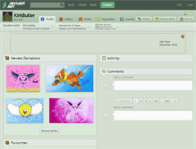 Tablet Screenshot of kirkbutler.deviantart.com
