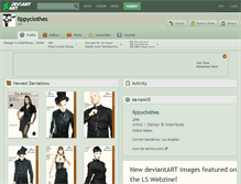 Tablet Screenshot of lippyclothes.deviantart.com