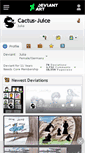 Mobile Screenshot of cactus-juice.deviantart.com