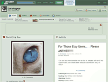 Tablet Screenshot of doraleepee.deviantart.com