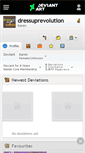 Mobile Screenshot of dressuprevolution.deviantart.com