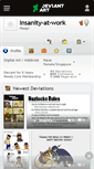 Mobile Screenshot of insanity-at-work.deviantart.com