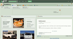 Desktop Screenshot of krystalfurry.deviantart.com