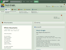 Tablet Screenshot of p4nz3r-dr4g0n.deviantart.com