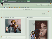 Tablet Screenshot of elanor-pam.deviantart.com