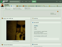Tablet Screenshot of mjuiko.deviantart.com