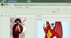Desktop Screenshot of devitch.deviantart.com