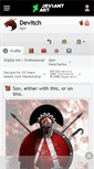 Mobile Screenshot of devitch.deviantart.com