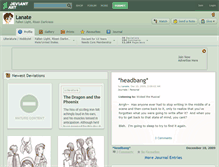 Tablet Screenshot of lanate.deviantart.com