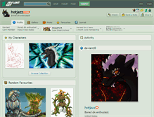 Tablet Screenshot of hotjazz.deviantart.com