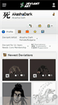 Mobile Screenshot of akashadark.deviantart.com