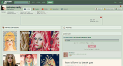 Desktop Screenshot of extreme-vanity.deviantart.com