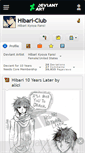 Mobile Screenshot of hibari-club.deviantart.com