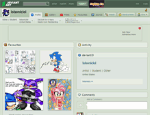 Tablet Screenshot of lolsoniclol.deviantart.com