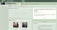 Desktop Screenshot of lettherightoneinfans.deviantart.com