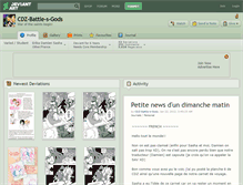 Tablet Screenshot of cdz-battle-s-gods.deviantart.com