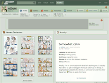 Tablet Screenshot of meddmi.deviantart.com