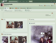 Tablet Screenshot of princess-ruru.deviantart.com