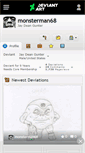 Mobile Screenshot of monsterman68.deviantart.com