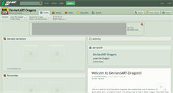 Desktop Screenshot of deviantart-dragons.deviantart.com