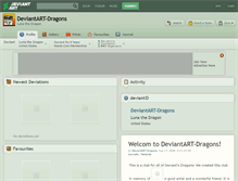Tablet Screenshot of deviantart-dragons.deviantart.com
