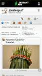 Mobile Screenshot of jonaleepuff.deviantart.com