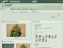 Tablet Screenshot of jonaleepuff.deviantart.com