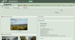 Desktop Screenshot of flying-horses.deviantart.com