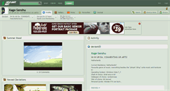 Desktop Screenshot of kage-senshu.deviantart.com