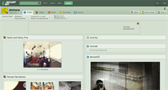 Desktop Screenshot of deshane.deviantart.com
