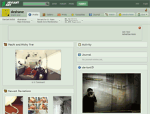 Tablet Screenshot of deshane.deviantart.com