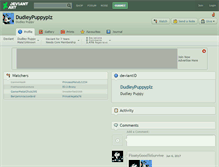 Tablet Screenshot of dudleypuppyplz.deviantart.com