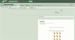 Desktop Screenshot of blacksakurarose.deviantart.com