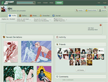 Tablet Screenshot of djrc.deviantart.com