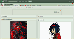 Desktop Screenshot of elementalangel.deviantart.com