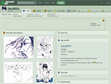 Tablet Screenshot of garyros3.deviantart.com