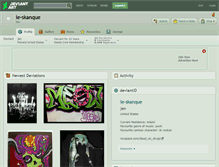 Tablet Screenshot of le-skanque.deviantart.com
