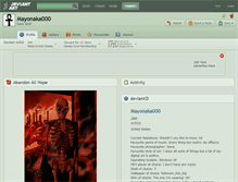 Tablet Screenshot of mayonaka000.deviantart.com