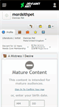 Mobile Screenshot of mordsithpet.deviantart.com