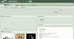 Desktop Screenshot of clock-la.deviantart.com