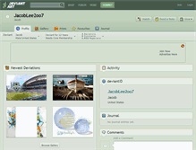 Tablet Screenshot of jacoblee2oo7.deviantart.com