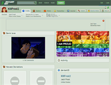 Tablet Screenshot of killfrost2.deviantart.com
