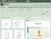 Tablet Screenshot of candye251.deviantart.com
