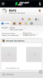 Mobile Screenshot of bio92.deviantart.com